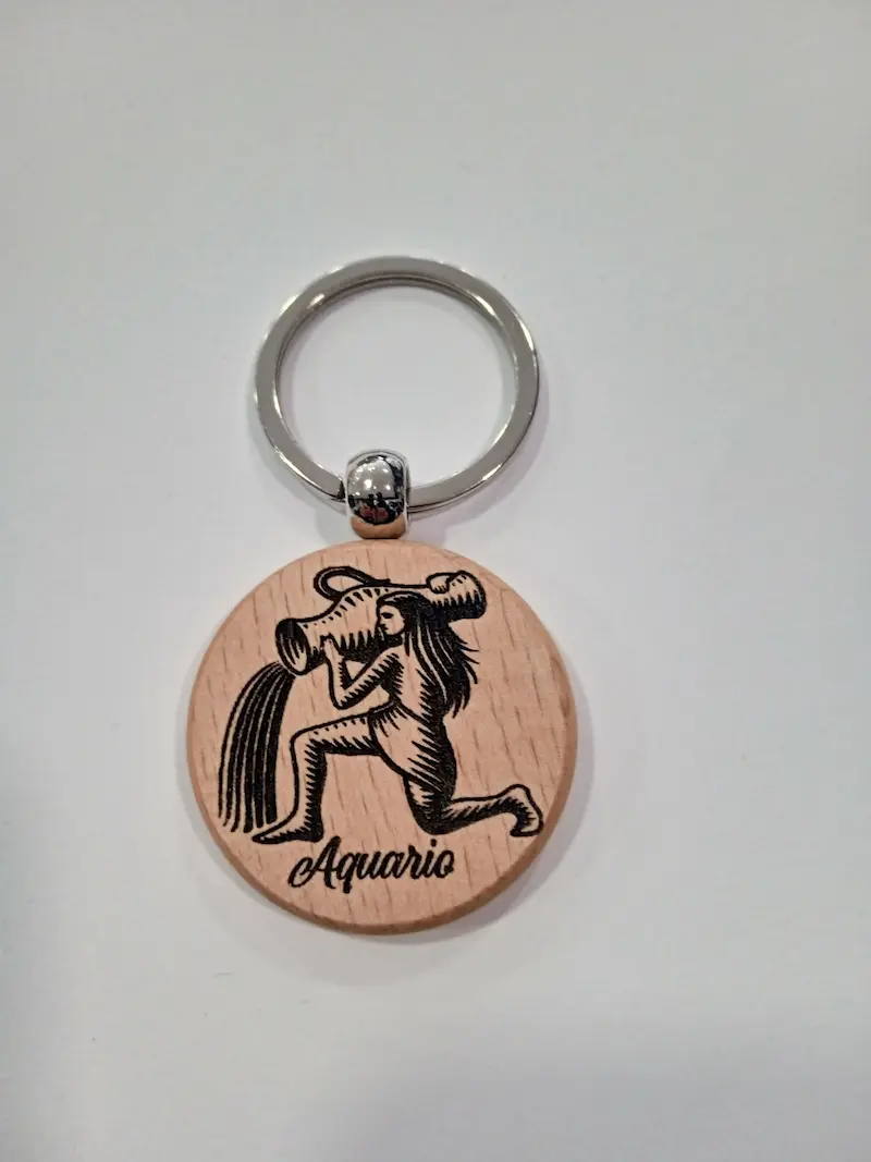 Arte pirograbado Zodiaco