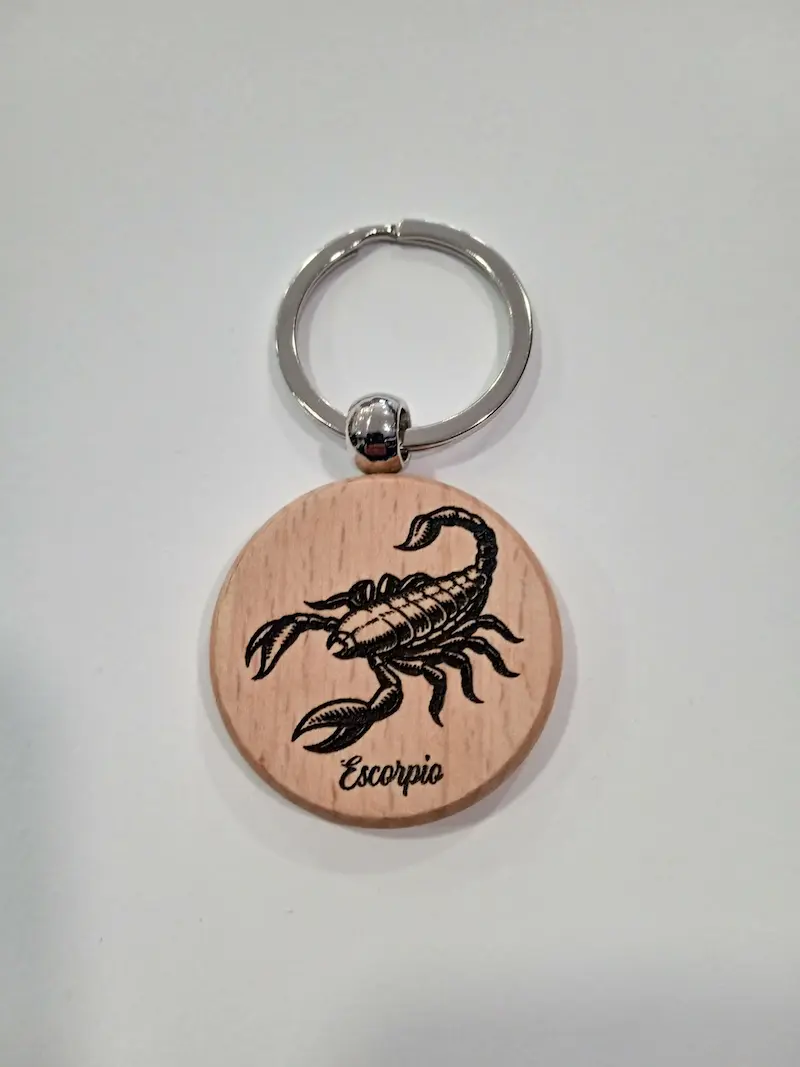 Arte pirograbado Zodiaco