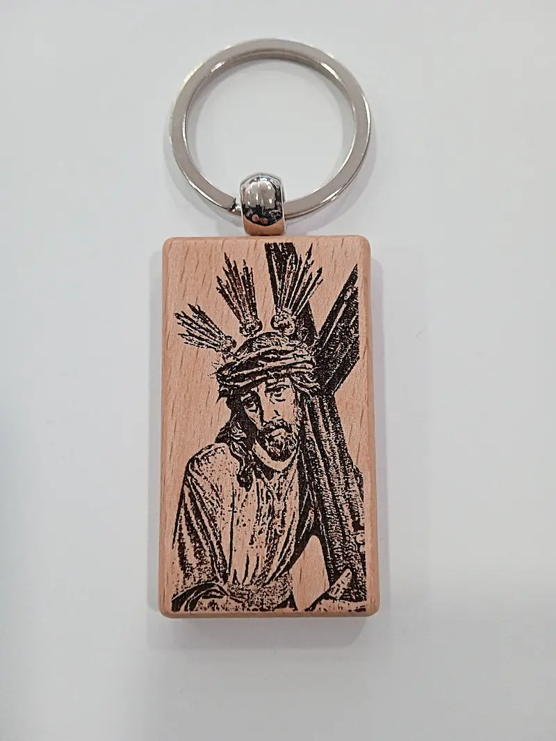 Arte pirograbado Religión